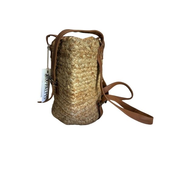 XIX Palms Backpack Woven Jute Insulated Picnic Backpack NWT - Picture 8 of 9